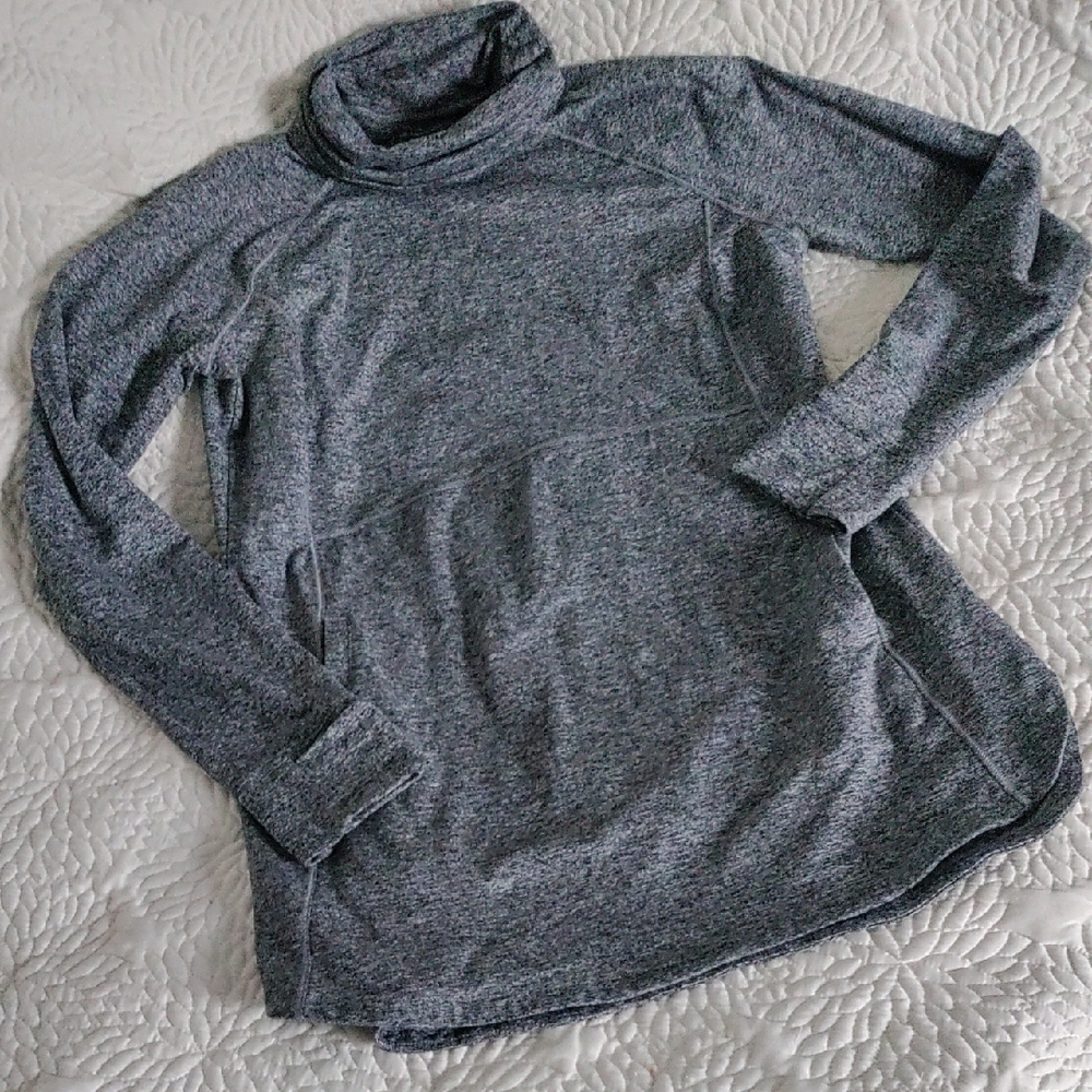 Duluth Trading Co Plushcious Funnelneck Tunic Women's Medium
